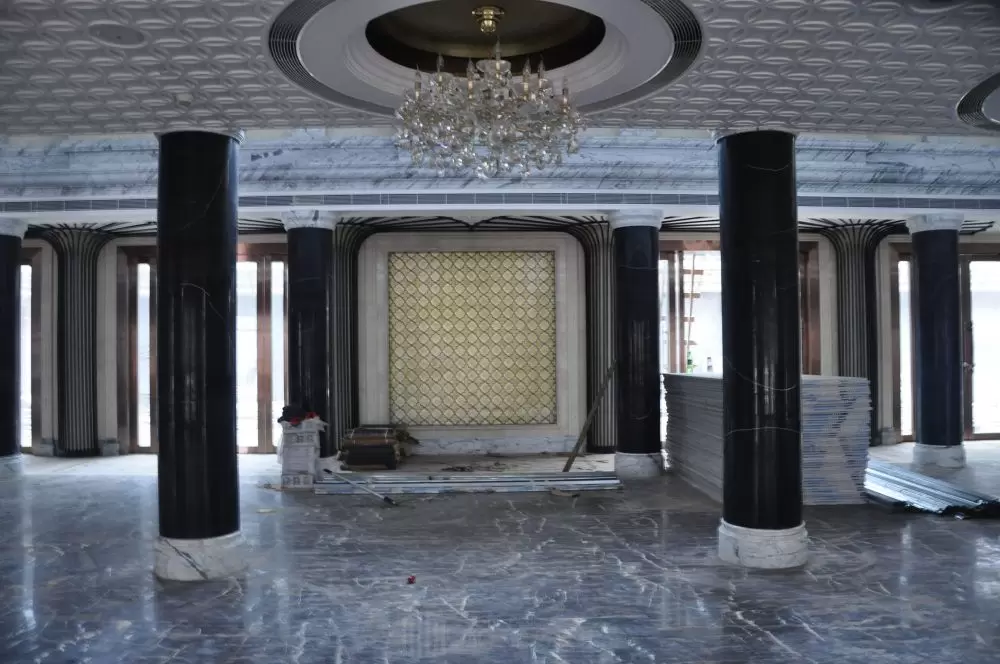 Hotel guest room and bathroom rendering — Baoji Shaanxi