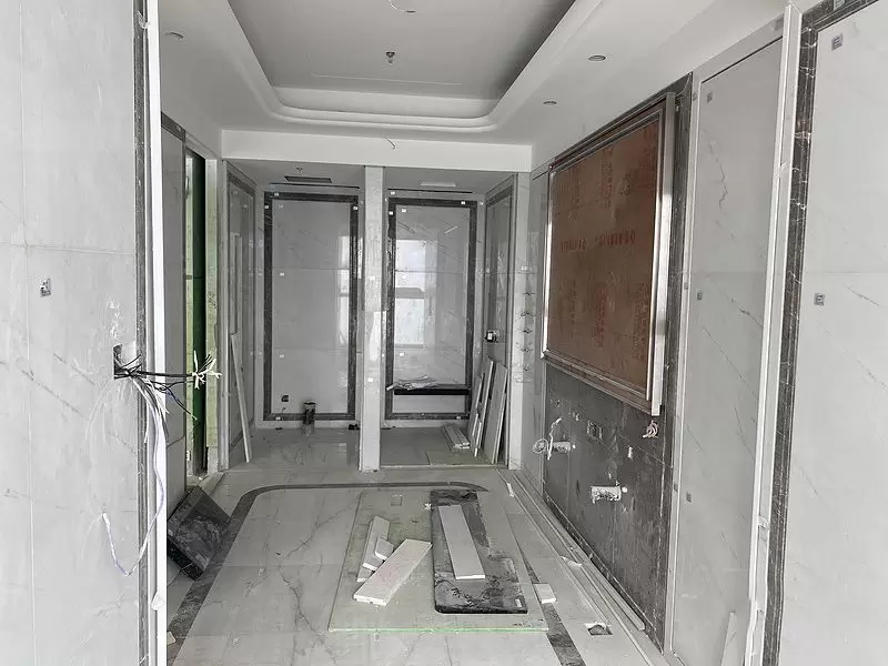 Hotel guest room construction site — Xinzhou hotel project