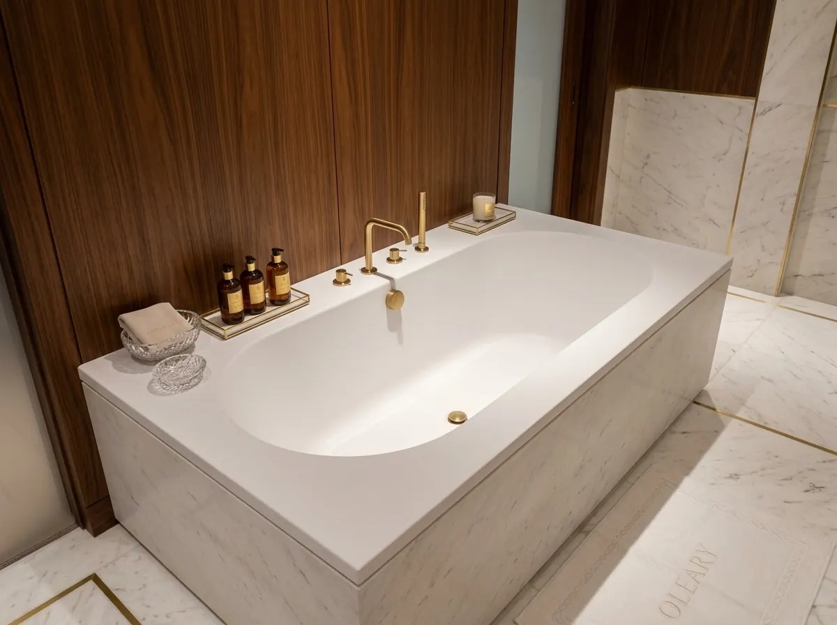 Matching Your Bathtub and Vanity Countertop: Design Tips for a Cohesive Look