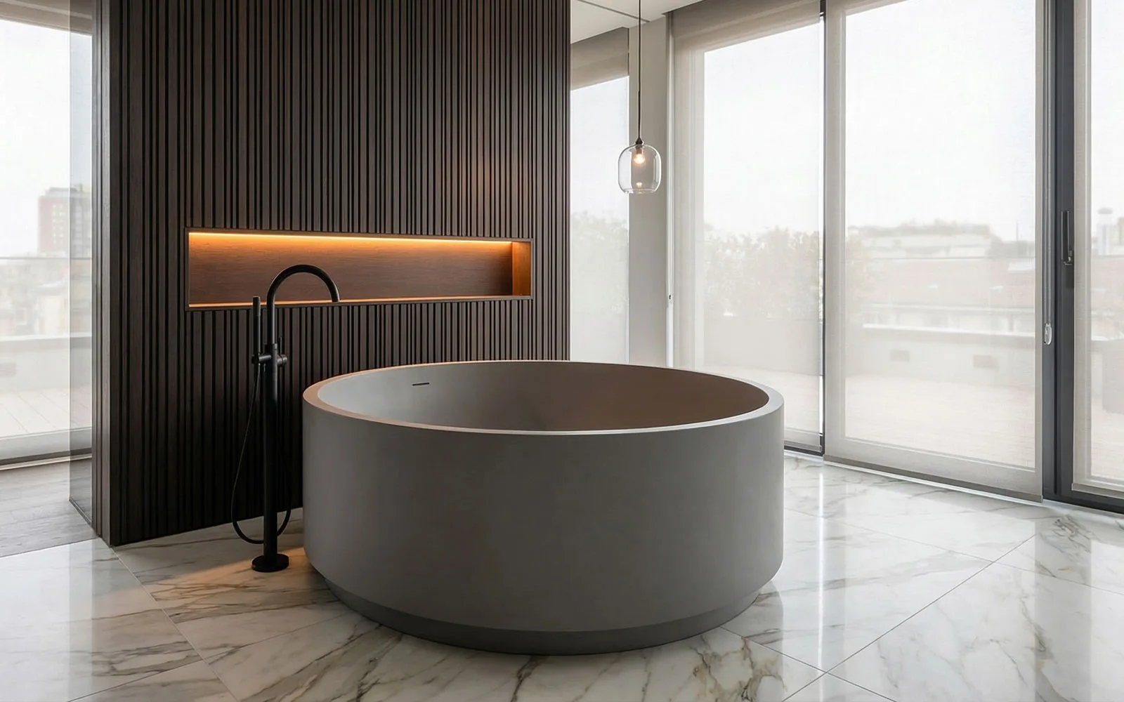OLEARY Resin Bathtub Custom · Villa Luxury Suite Resin Bathtub
