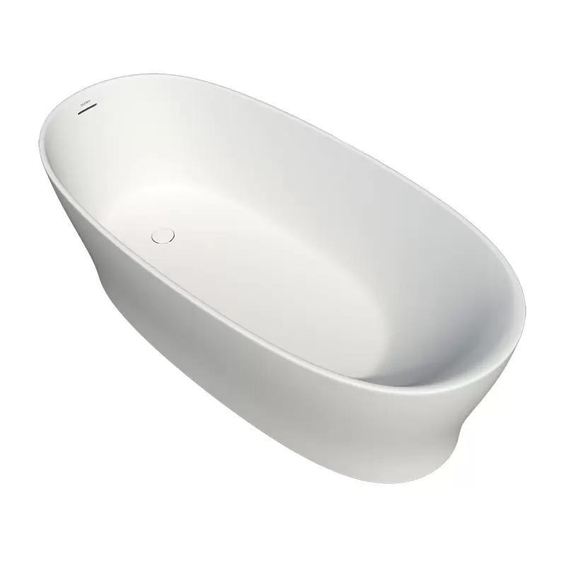 OLEARY OL-50023 modern solid surface freestanding-bathtub view 3 - professional product photo (3)