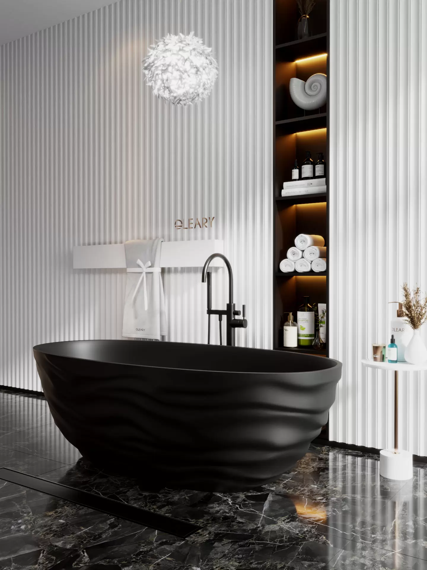 OLEARY OL_BT_50023 modern solid surface freestanding-bathtub view 5 - professional product photo (5)