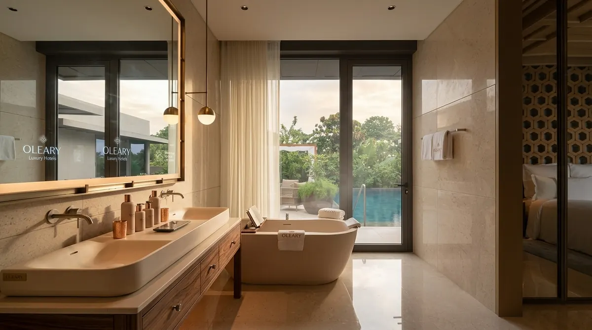Solid Surface Shower Bases for a Hotel Bathroom Upgrade