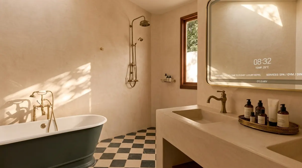 Value-Line Solid Surface Vanity Tops for an Extended-Stay Hotel Renovation